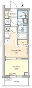 ディアクレスト西荻窪 203 間取り図