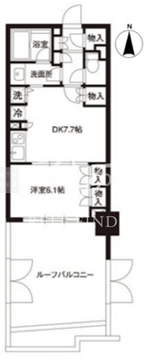 レジディア御茶ノ水 403 間取り図