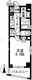 レジディア中落合 A-206 間取り図