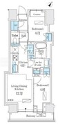 パークホームズ入谷 1402 間取り図