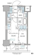 パークアクシス住吉ガーデンスクエア 202 間取り図