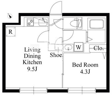 グランパセオ目黒2 102 間取り図