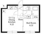 グランパセオ目黒2 202 間取り図