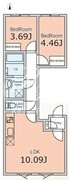 アレーロベース笹塚サウス 301 間取り図