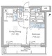 ロヴィーネ目黒東山 409 間取り図