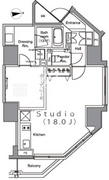 パークハビオ麻布台 201 間取り図