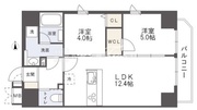 アルファレガロ亀戸2 501 間取り図