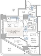 パークコート青山高樹町ザタワー 206 間取り図