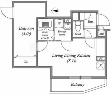 ソラシアレジデンス荻窪2 503 間取り図