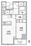 エスレジデンス住吉アクアハト 101 間取り図