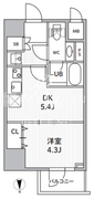 エスレジデンス住吉アクアハト 203 間取り図