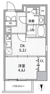 エスレジデンス住吉アクアハト 204 間取り図