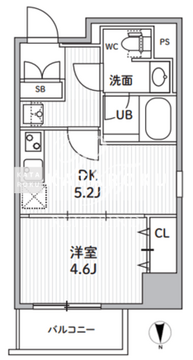 エスレジデンス住吉アクアハト 604 間取り図