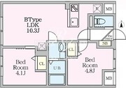 エルファーロ目黒3 102 間取り図