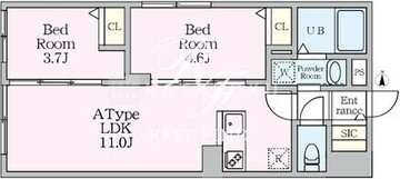 エルファーロ目黒3 201 間取り図