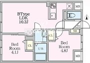エルファーロ目黒3 302 間取り図