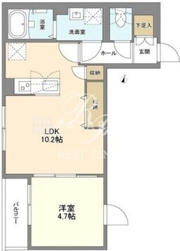 ウェルスクエア幡ヶ谷 104 間取り図