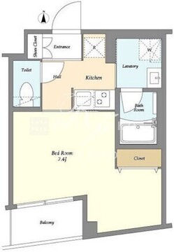 スタイリオ東品川 109 間取り図