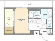 スタイリオ東品川 402 間取り図