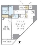 エレミ本蓮沼 1401 間取り図