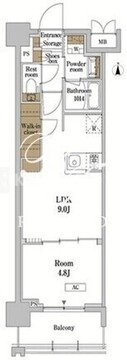 RJRプレシア蒲田 704 間取り図