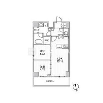 リテラス南千住サウス 1006 間取り図