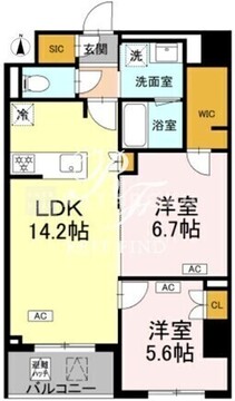 ロイジェント戸越銀座 108 間取り図