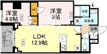ロイジェント戸越銀座 204 間取り図
