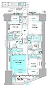 ディームス方南町 804 間取り図