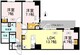 ロイジェント戸越銀座 220 間取り図
