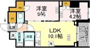 ロイジェント戸越銀座 407 間取り図