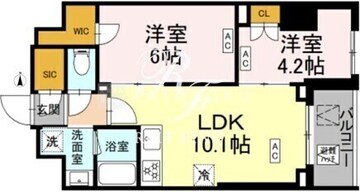 ロイジェント戸越銀座 407 間取り図
