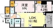 ロイジェント戸越銀座 408 間取り図