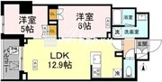 ロイジェント戸越銀座 502 間取り図