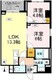 ロイジェント戸越銀座 515 間取り図