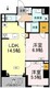 ロイジェント戸越銀座 608 間取り図