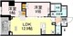 ロイジェント戸越銀座 702 間取り図