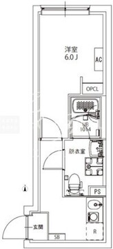 ＡＸＩＡ　Ｍ－Ｃｉｔｙ浮間公園 101 間取り図