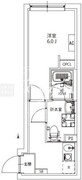 ＡＸＩＡ　Ｍ－Ｃｉｔｙ浮間公園 201 間取り図