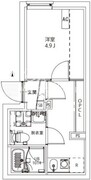 ＡＸＩＡ　Ｍ－Ｃｉｔｙ浮間公園 202 間取り図