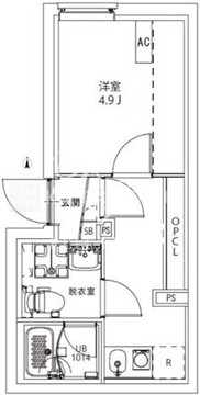 ＡＸＩＡ　Ｍ－Ｃｉｔｙ浮間公園 202 間取り図