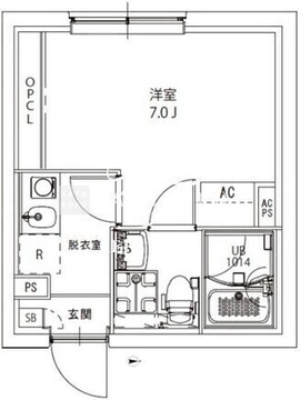 ＡＸＩＡ　Ｍ－Ｃｉｔｙ浮間公園 204 間取り図