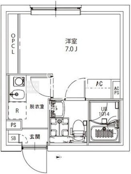 ＡＸＩＡ　Ｍ－Ｃｉｔｙ浮間公園 304 間取り図