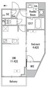 グランパセオ押上八広 601 間取り図