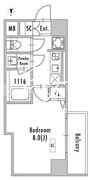 グランパセオ押上八広 606 間取り図