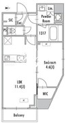 グランパセオ押上八広 801 間取り図