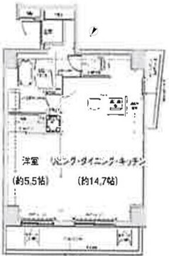 スパシエ幡ヶ谷 510 間取り図