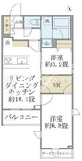 ラペルラ目黒東山2 206 間取り図