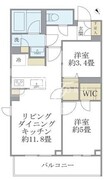 ラペルラ目黒東山2 301 間取り図