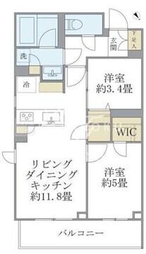 ラペルラ目黒東山2 301 間取り図